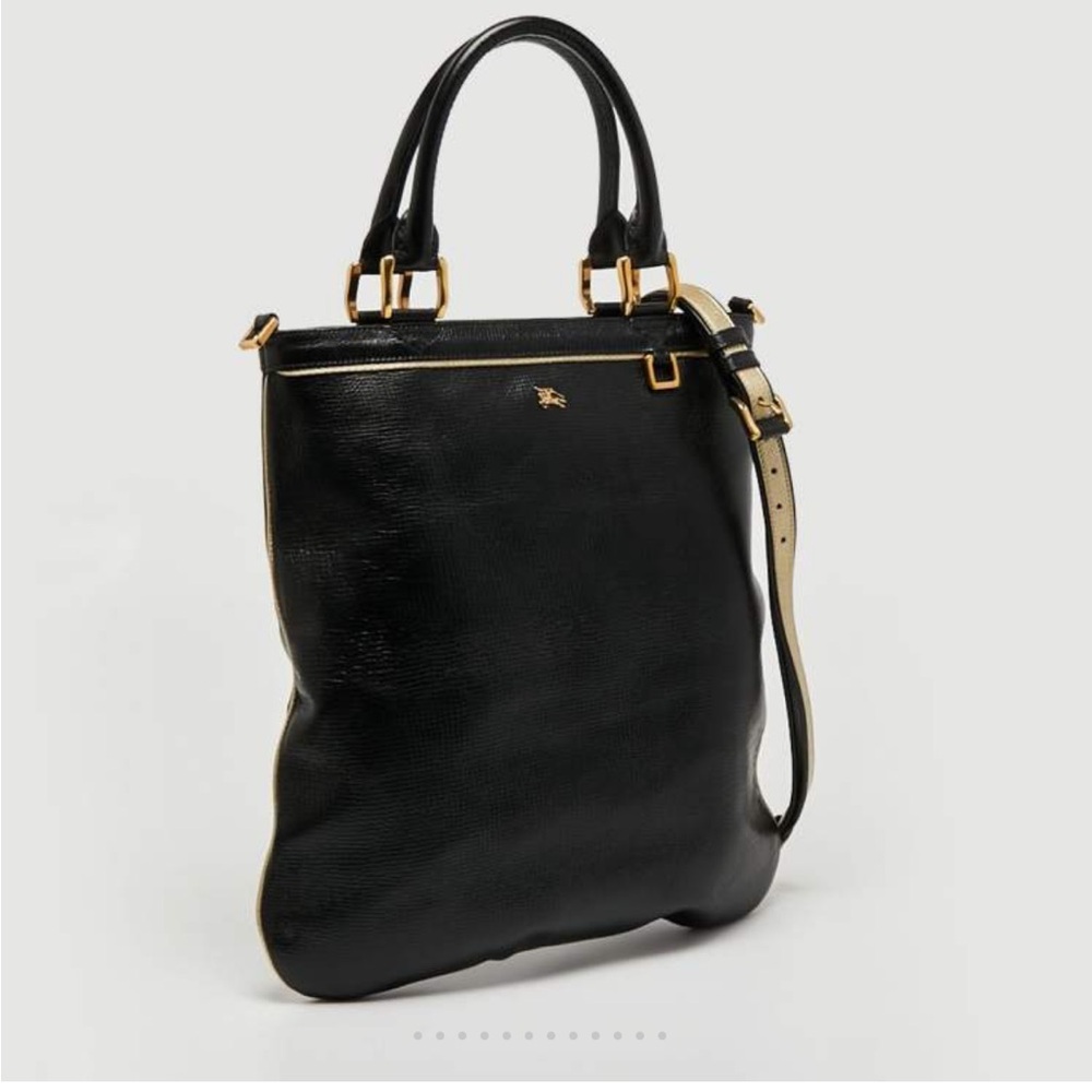 Burberry Prorsum Handbag Tote - Black
